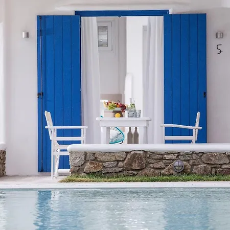 Villa Deluxe Mykonos Del Sol Junior Outdoor Pool Ornos Mykonos Town